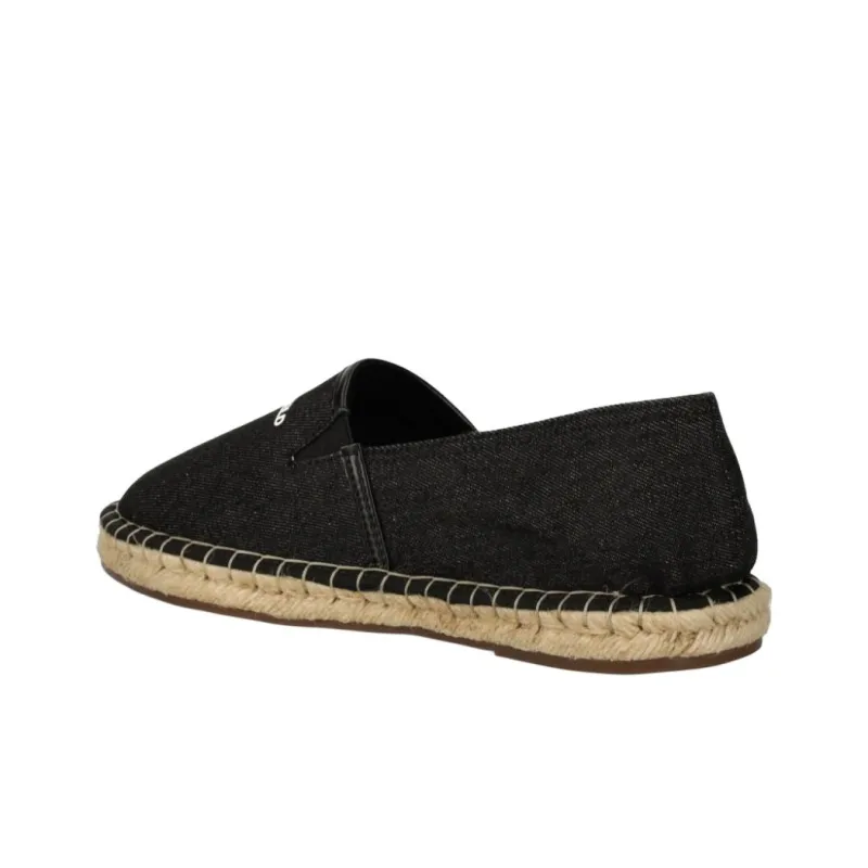 KARL LAGERFELD / Karl Lagerfeld Jeans Embroidered Logo Denim Espadrilles-3