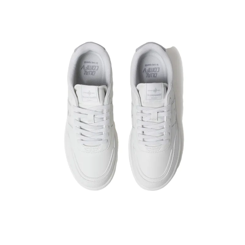 Le Coq Sportif Anti Slip Wear Resistant Low Top Tennis Shoes Unisex Gray-2