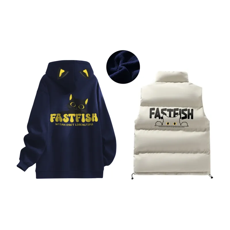 FASTFISH Sweatshirt Sets Unisex-5