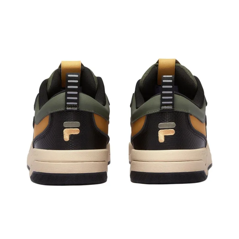 FILA FUSION Nollie Piggy Bounce Shoes Anti-Slip Wear-Resistant Low-Top Skateboard Shoes Men's Green-2