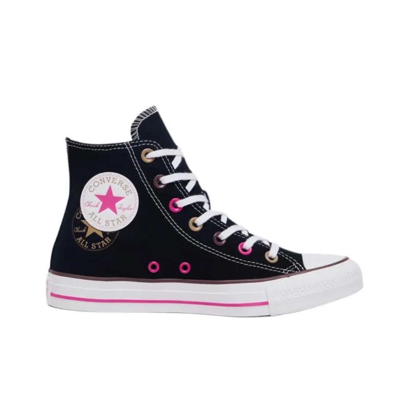 Converse All Star Anti Slip Wear Resistant High Top Canvas Shoes Unisex Black-1