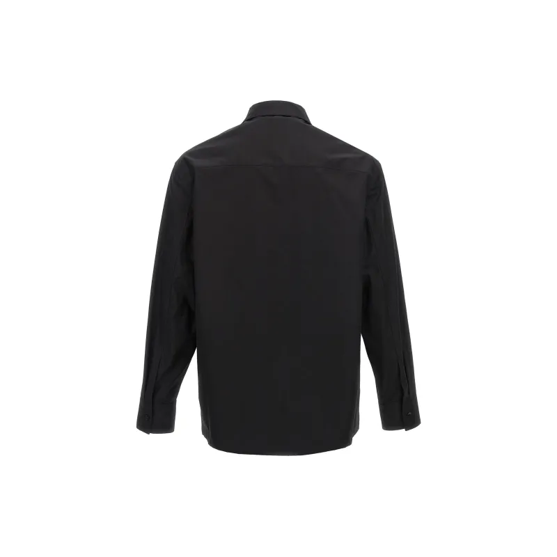 JIL SANDER Long Sleeved Zip Up Shirt-1