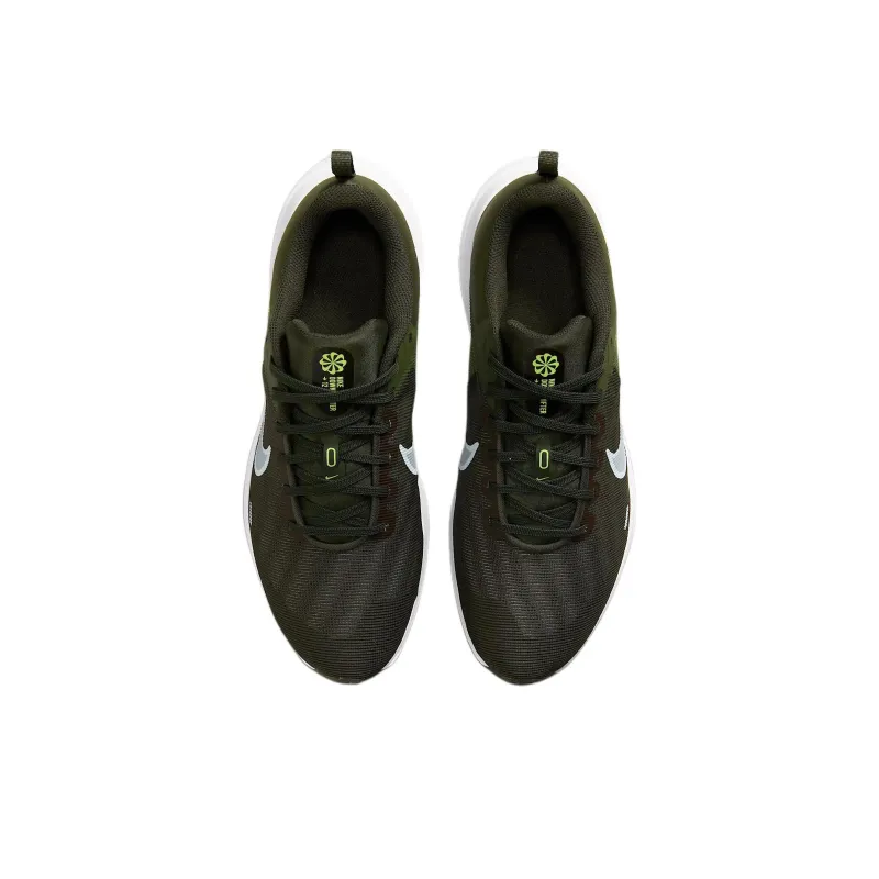 Nike Downshifter 12 Anti Slip Wear Resistant Low Top Running Shoes Men's Dark Green-3