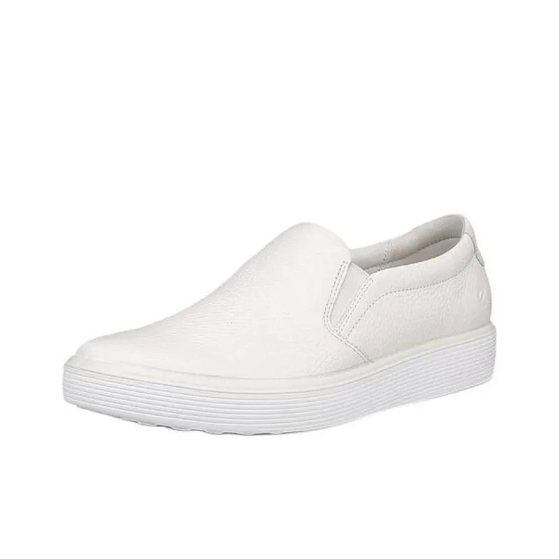 Ecco Soft Cool Low Top Casual Shoes Women's White-1