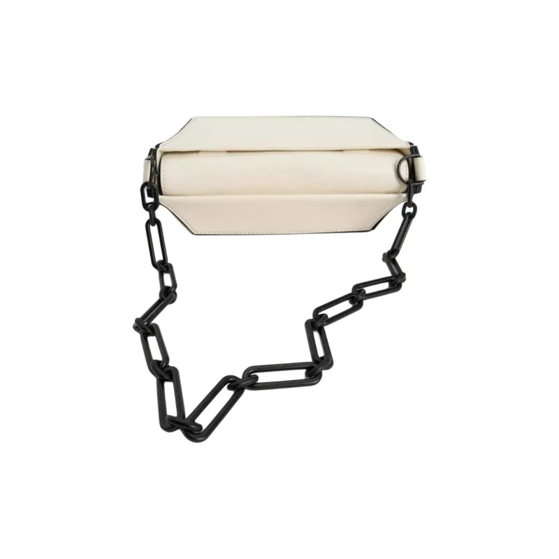 CHARLES&KEITH Polyurethane Synthetic Leather Portable Crossbody Bag, Shoulder Bag Trumpets Women's Dark Brown/Black-9
