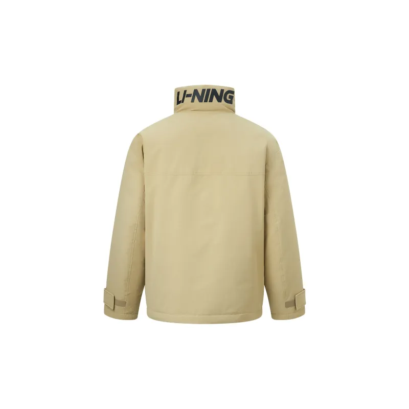 LiNing Fondue Down Series Down Jacket Unisex True Khaki-1
