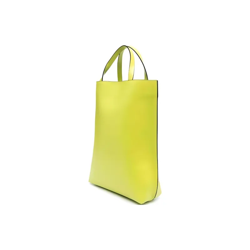 GANNI Leather Tote Bag, Shopping Bag, Shoulder Bag, Crossbody Bag, Handbag Medium Size Women's Light Green-1
