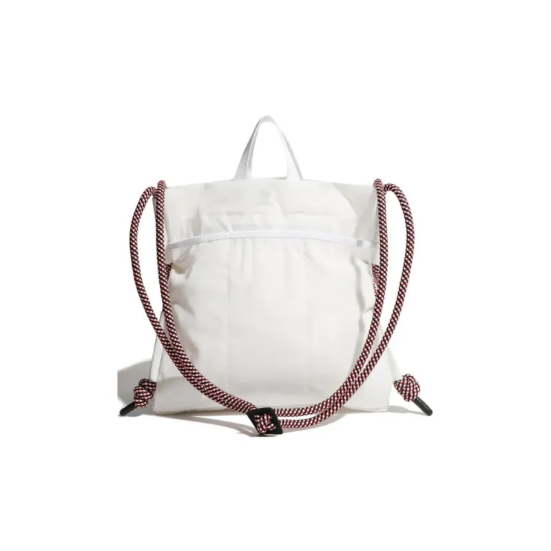 HUNTER Recycled Nylon Tote Bag, Shopping Bag, Shoulder Bag, Crossbody Bag, Handbag Regular Unisex White-4