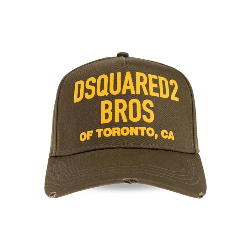 DSQUARED 2 Distressed Baseball Cap-0