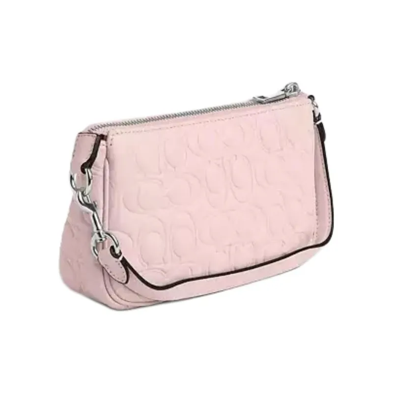 COACH Nolita Smooth Leather Shoulder Bag Trumpets Women's Blush Color-1