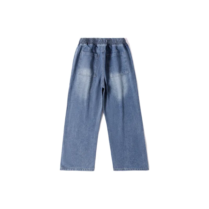 LANGWEIZHE Jeans Unisex Black Gray Color-17