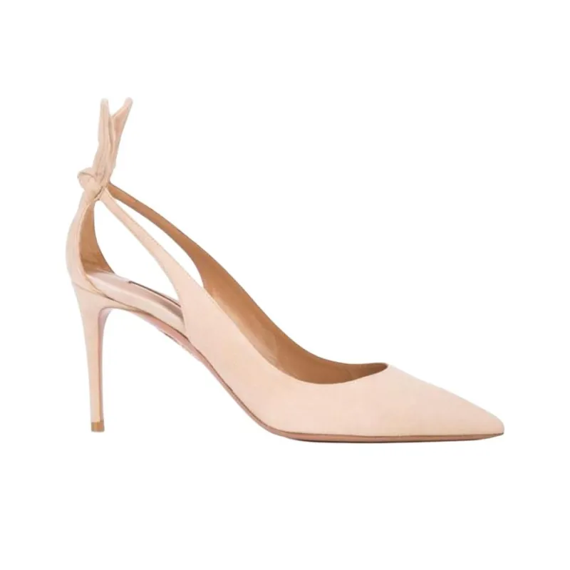 AQUAZZURA Slim Heel High Heels Women's Nude-1