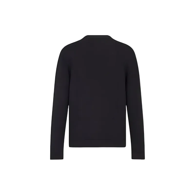 DIOR Homme Logo Patch V-Neck Cardigan-1