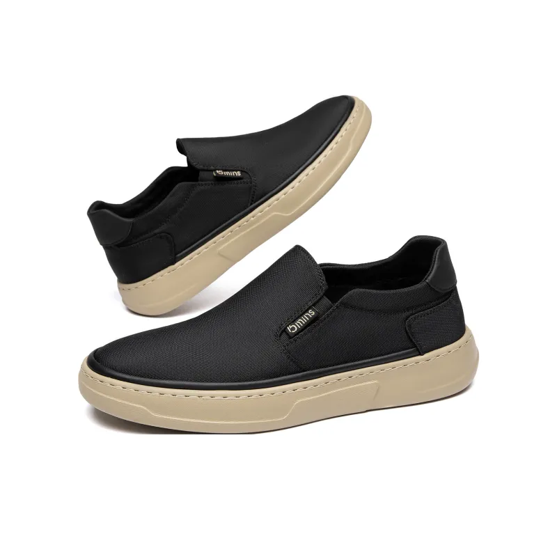 15 MINS Low Top Casual Shoes Men's Black-6
