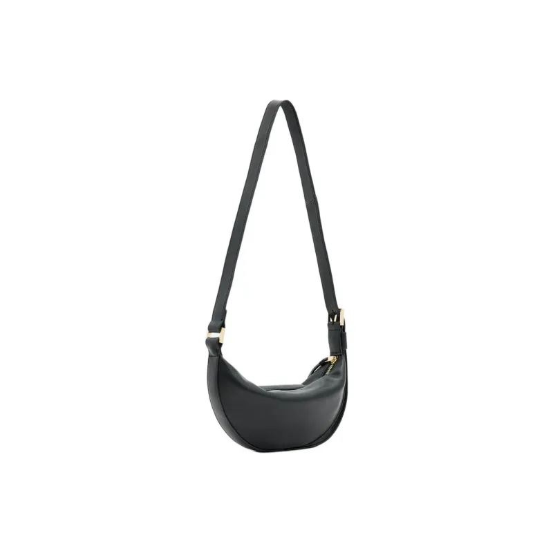 ALLSAINTS Cow Leather Shoulder Bag Women's Black-2