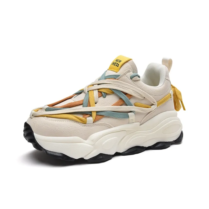 Kangaroo Head Height Increasing Low Top Chunky Sneakers Men's-1
