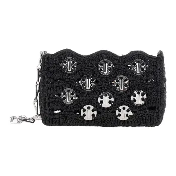 Paco Rabanne Sparkle Disc Link Detailed Shoulder Bag