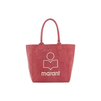 ISABEL MARANT Cotton Tote Bag, Shopping Bag, Handbag Trumpets Women's Dark Pink