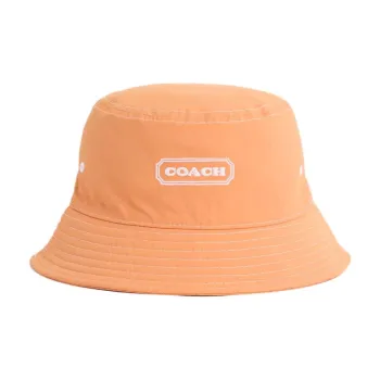 COACH Polyamide Bucket Hats Unisex Orange