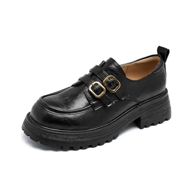 AGSDON Loafers Women's Black/Brown-1