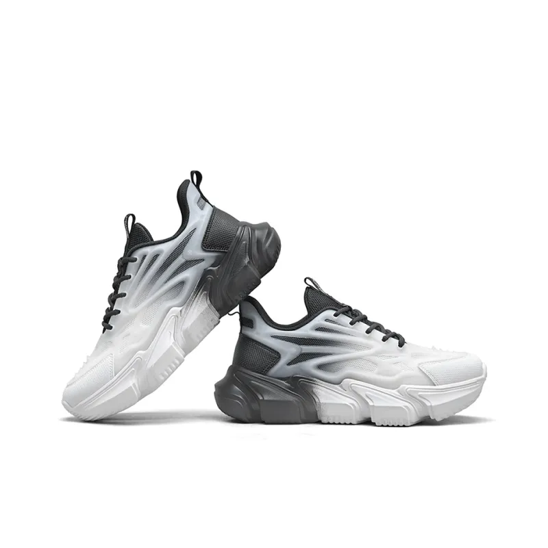 TCELLARS Slip Resistant, Abrasion Resistant, Lightweight, Height Increasing Low Top Chunky Sneakers Men's-5