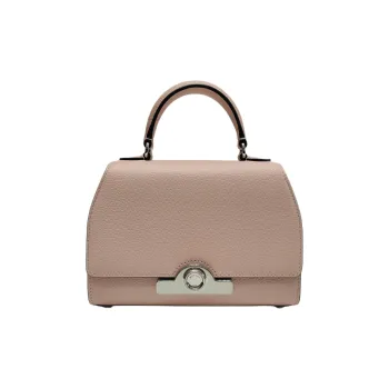 Moynat Cow Leather Handbag Women's Petal Pink