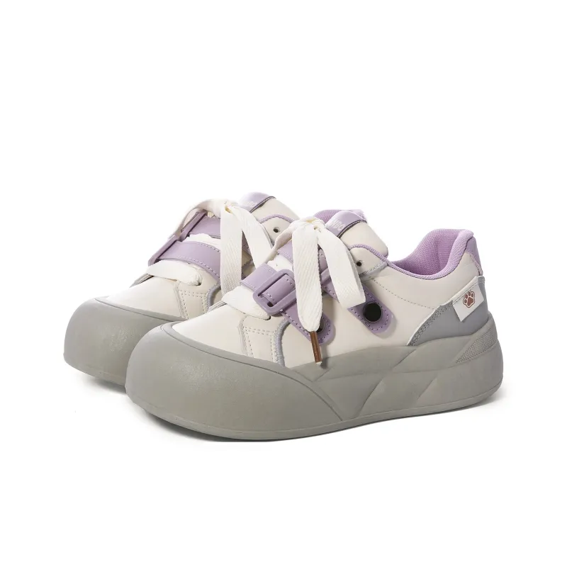 Lovely You Lightweight Anti Slip And Wear Resistant Low Top Skateboard Shoes Women's-26