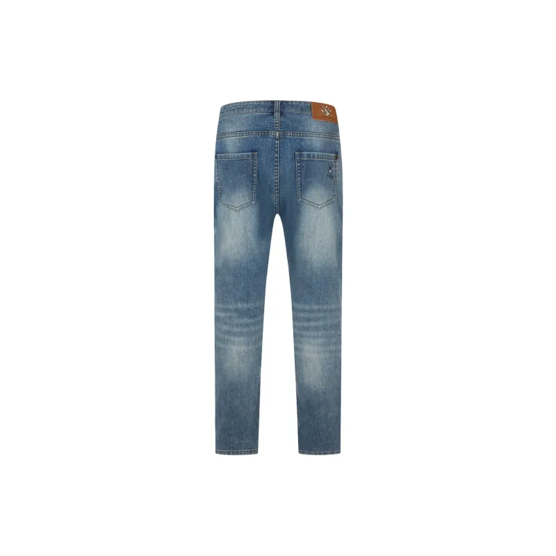 C'N'C New Order & Classics Series Jeans Men's Denim Blue-1
