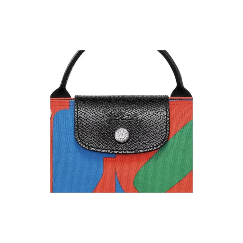 LONGCHAMP ROBERT INDIANA Collaboration Fabric Dumpling Bag Handbag Mini Women's Multicolor-3