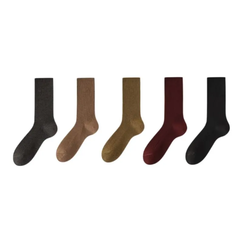 MADALLO Mid Calf Socks Women's Combo Set-0