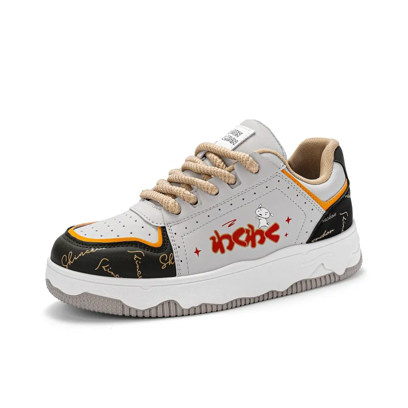 Crayon Shinchan Low Top Skateboard Shoes Unisex-8