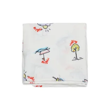 MARNI Cotton Knit Scarves Kids' White
