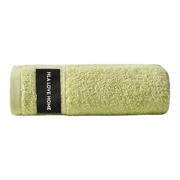 HLA Classic Combed Cotton Solid Color Towel-2