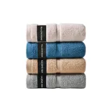 4 Pack (Pink Towel *1, Khaki Towel *1, Royal Blue Towel *1, Light Gray Towel *1)