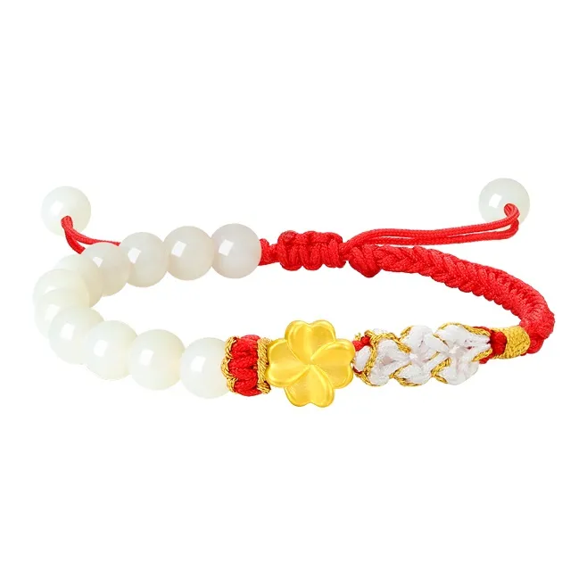 CHOW TAI KING Bracelets White Jade/Pale Greenish White Jade Women's-0