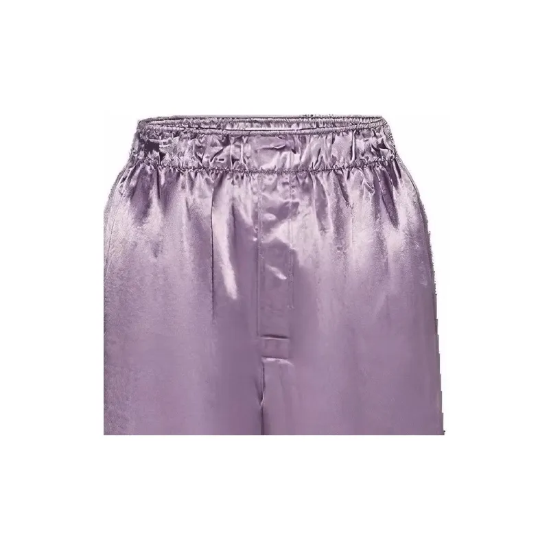 Bottega Veneta Casual Shorts Women's Light Purple-1