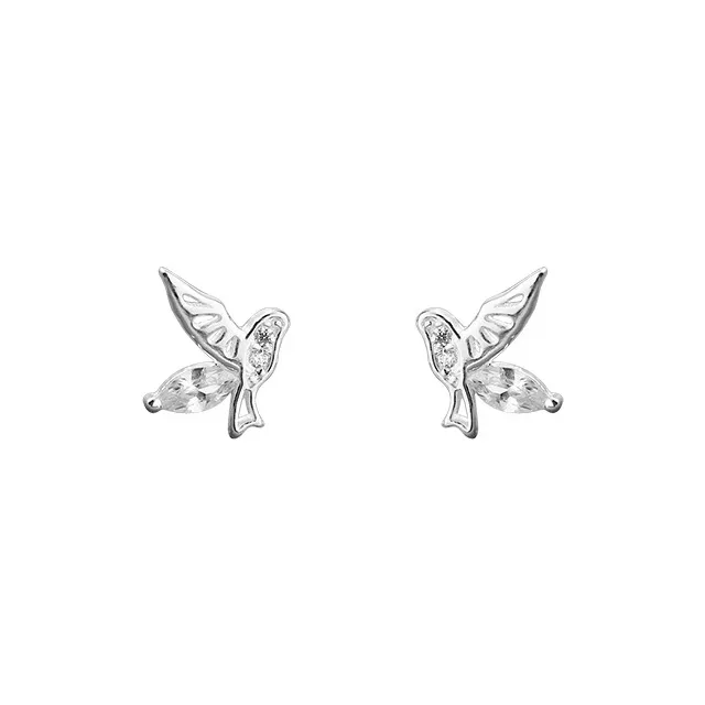 QIANFANGDAHUANGYE Zircon Stud Earrings Women's-0