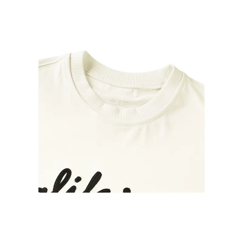 Skechers Yazhuan Series T Shirt Unisex Ice Cream Ecru-2