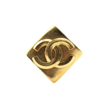 CHANEL 1996 Diamond shaped Cc Brooch
