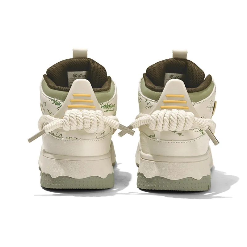 TCELLARS Warm Cushioning Wear-Resistant Lightweight Height Increasing High-Top Skateboard Shoes Unisex Exclusive Box-21