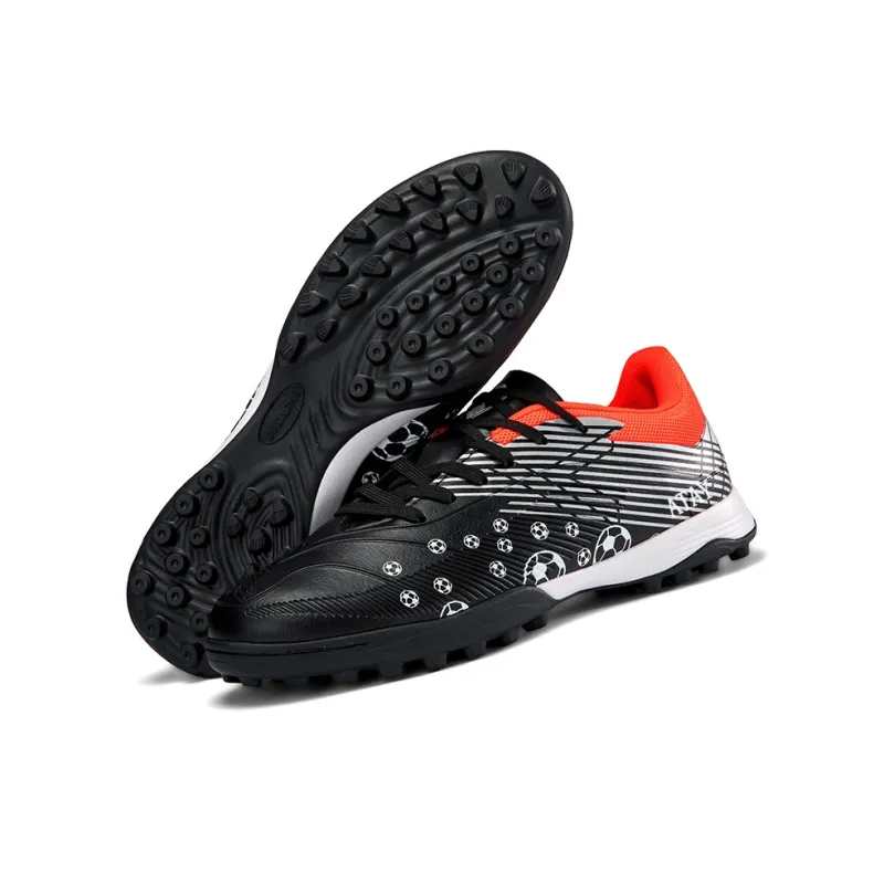 ATAY Soccer Shoes Men Low Top Green/Black/Orange/Blue Green-17