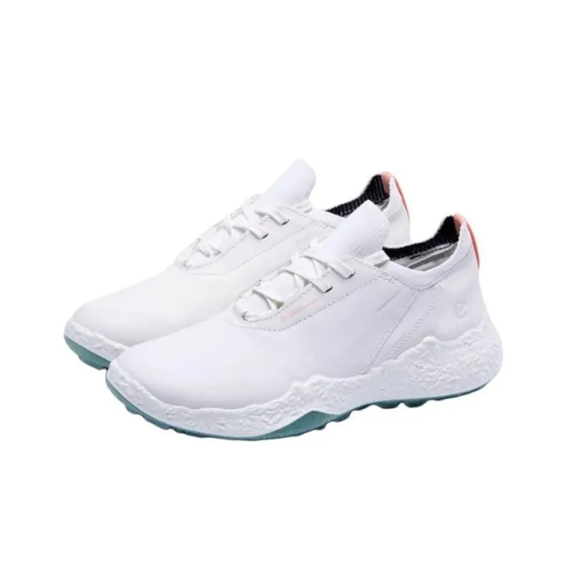 Ecco GOLF BIOM H5 Abrasion Resistant Low Top Golf Shoes Women's White-1