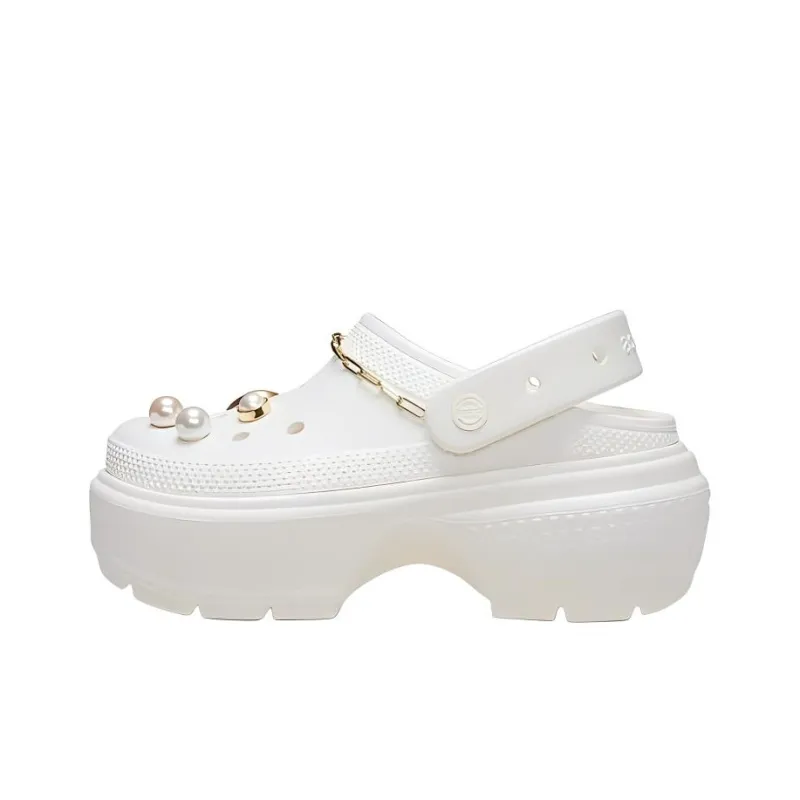 Crocs Clogs 5.5cm Women's White-0