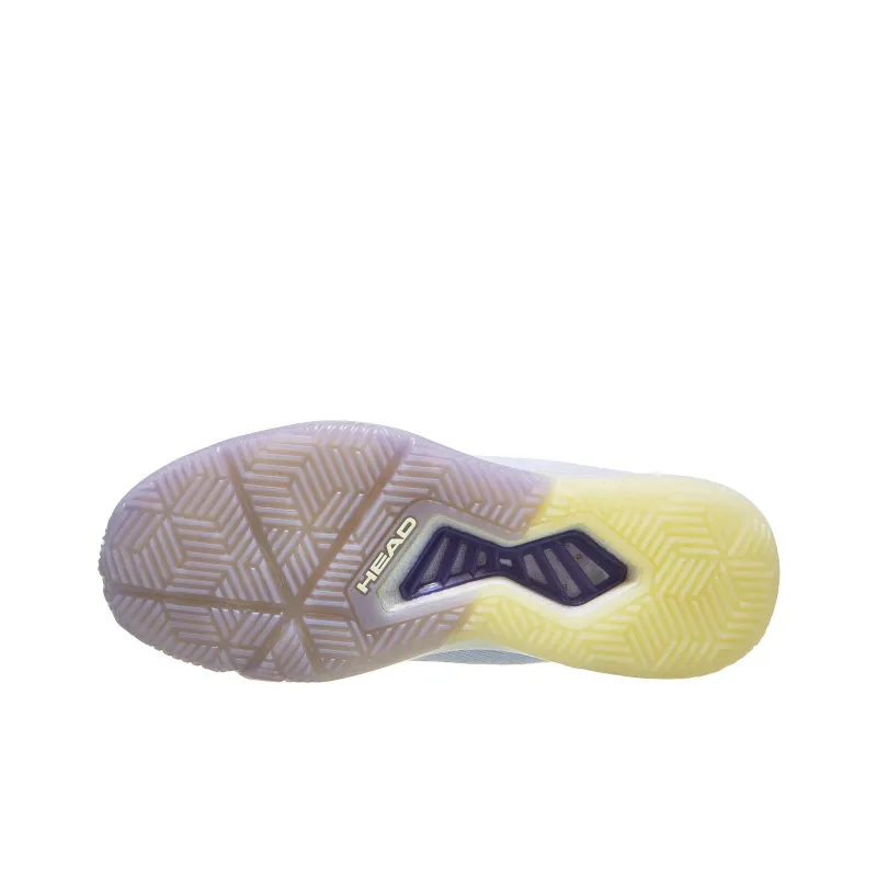 HEAD Breathable Low Top Tennis Shoes Women's White Light Purple-4