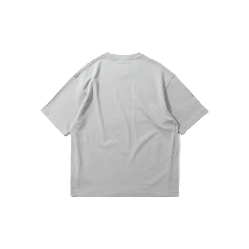 TMCAZ Relax Graphic Tee T-Shirt Unisex Light Gray-1