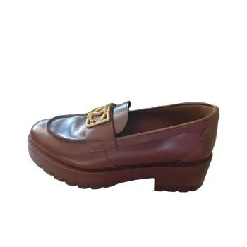 CHANEL Loafers Women's Brown