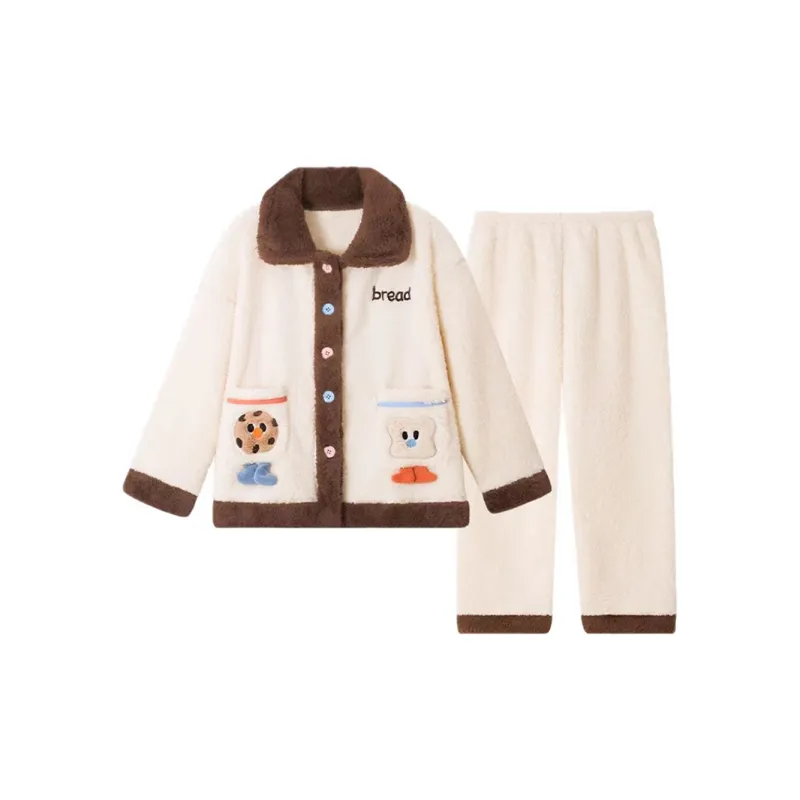 XIAFENYAN Pajama Set Women's Shopping Bag Brown Apricot Color-6