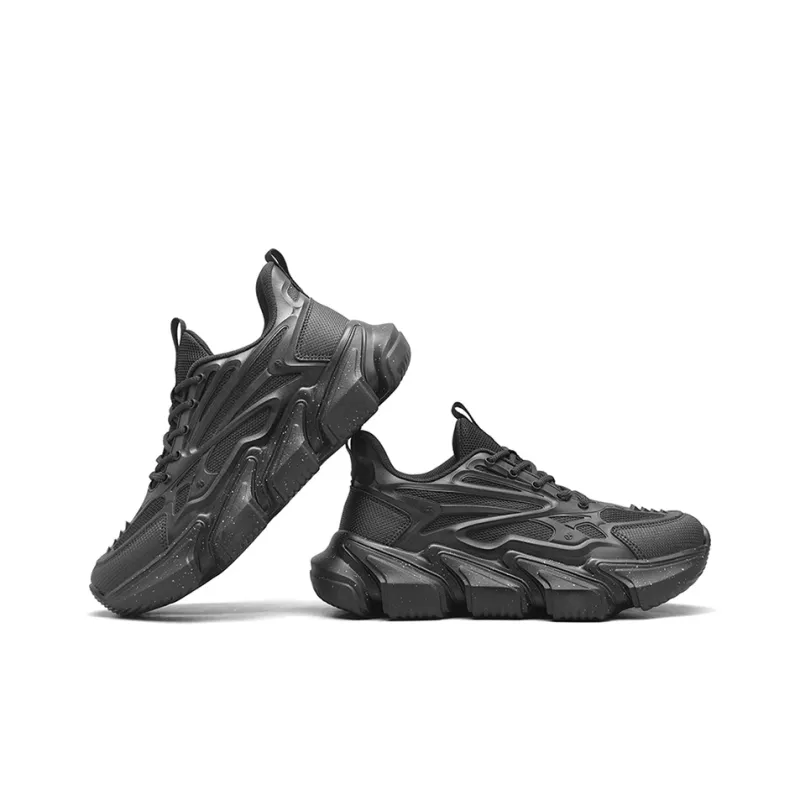 TCELLARS Slip Resistant, Abrasion Resistant, Lightweight, Height Increasing Low Top Chunky Sneakers Men's-12