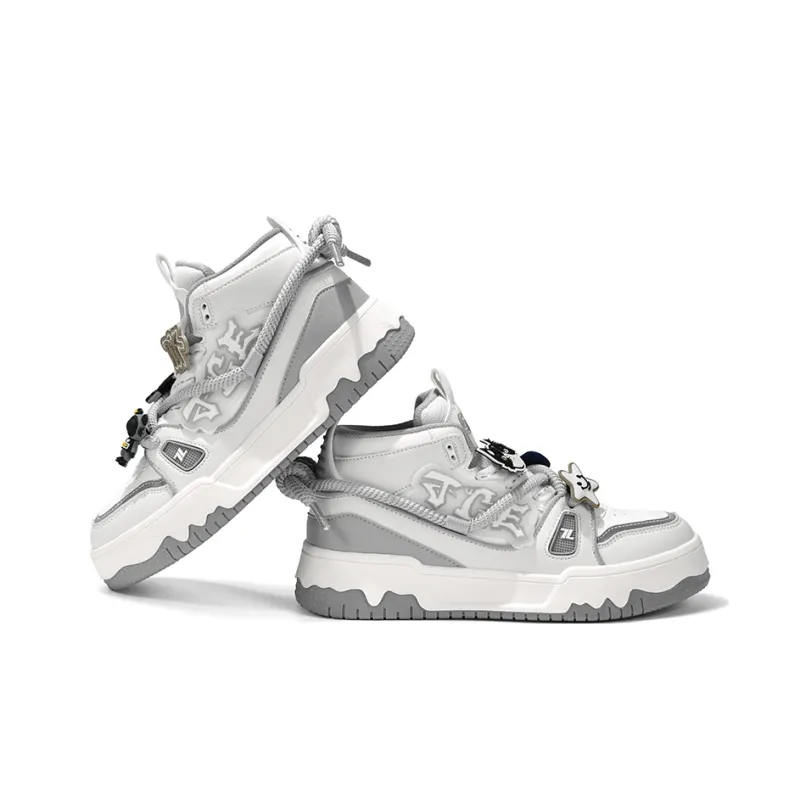 TCELLARS Warm Cushioning Wear-Resistant Lightweight Height Increasing High-Top Skateboard Shoes Unisex Exclusive Box-5