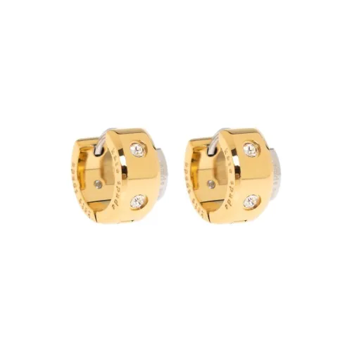 Kate Spade Set In Stone Double Huggies Hoop Earrings